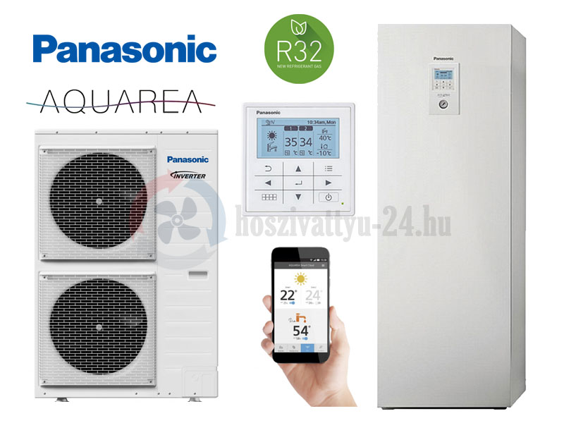 Panasonic WH-UX09HE5/WH-ADC1216H6E5 Aquarea All In One T-Cap levegő-víz hőszivattyú