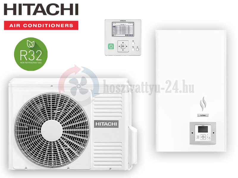 Hitachi Yutaki S RWM-2.5ONE / RAS-2,5WHVNP levegő-víz hőszivattyú