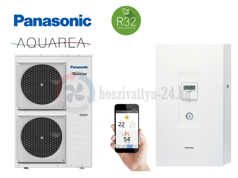 Panasonic KIT‐WQC09H3E8 Aquarea T-CAP levegő-víz hőszivattyú nagyon csendes