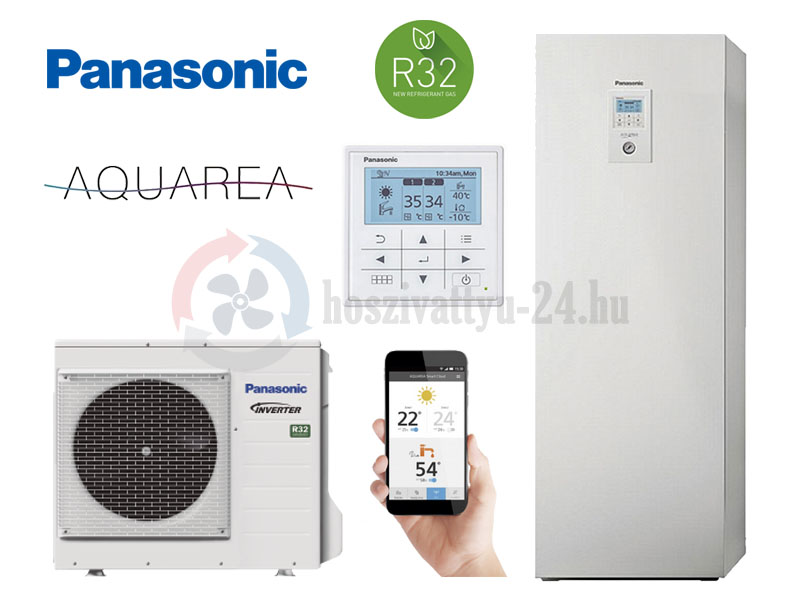 Panasonic WH-UD07HE5-1/WH-ADC0309H3E5B Aquarea High Performance All In One osztott levegő-víz hőszivattyú