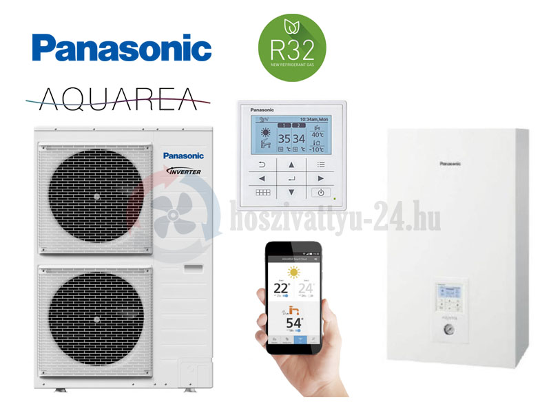 Panasonic WH-UD09HE8/WH-SDC09H3E8 Aquarea levegő-víz hőszivattyú