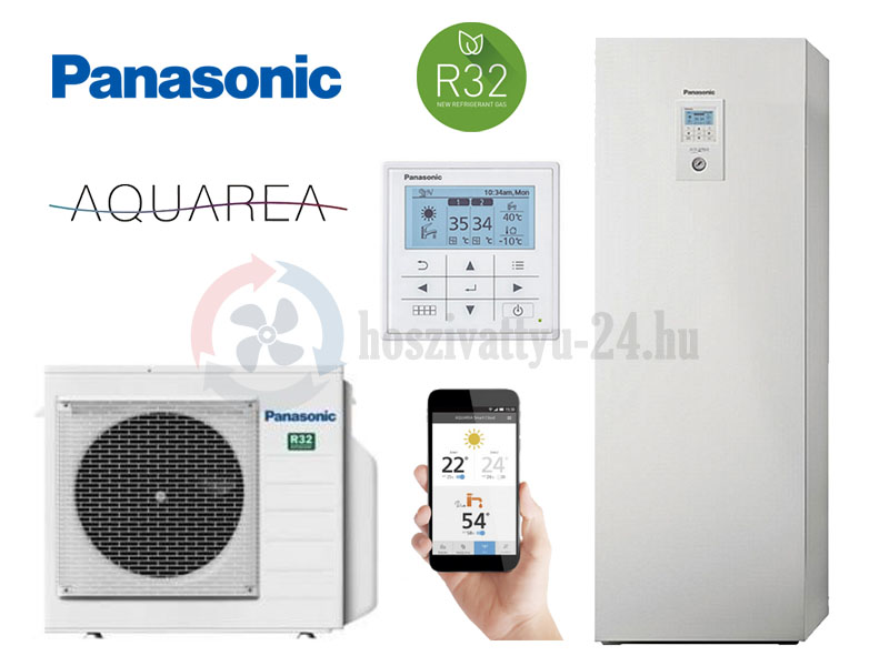 Panasonic WH-UD09JE5-WH-ADC0309J3E5B All In One High Performance Aquarea levegő-víz hőszivattyú