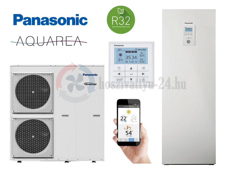 Panasonic WH-UQ12HE8/WH-ADC0916H9E8 Aquarea All In One T-Cap levegő-víz hőszivattyú