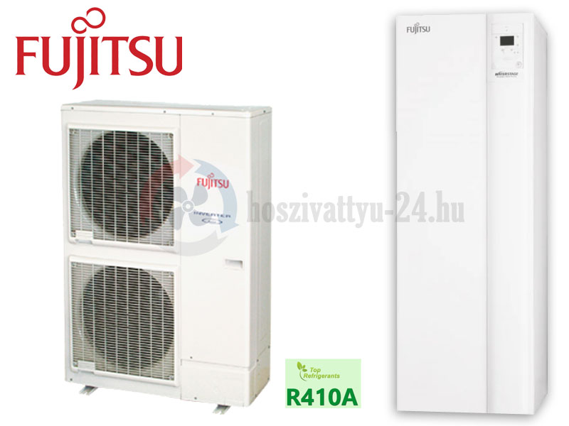 Fujitsu WGYK160DG9 / WOYK140LCTA HPDUO 14 / 3F Waterstage High Power levegő-víz hőszivattyú 3fázisú